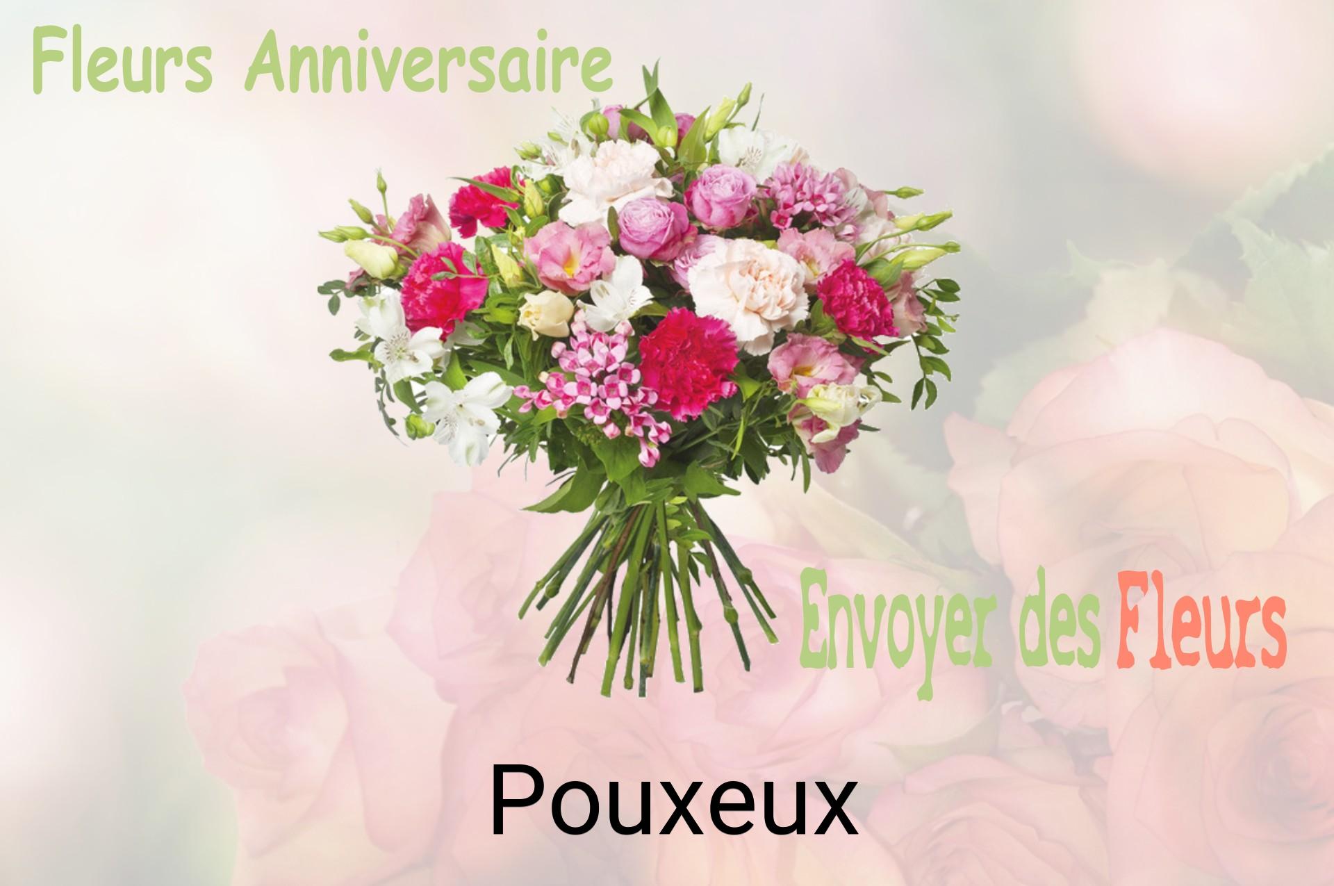 Bouquet de fleurs d’anniversaire livré à Pouxeux